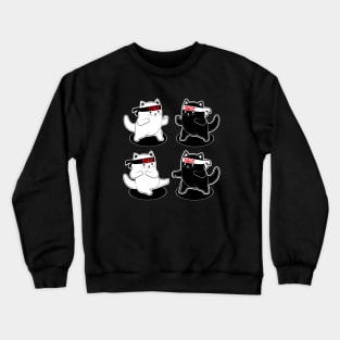 Karate Cat Crewneck Sweatshirt